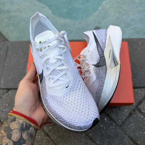 NIKE ZOOMX VAPORFLY NEXT %3 WHITE GREY 9.5W - Picture 2 of 4